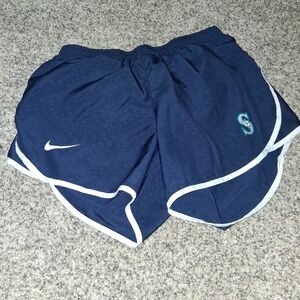 Nike Women's Navy Blue Athletic Shorts Seattle Mariners